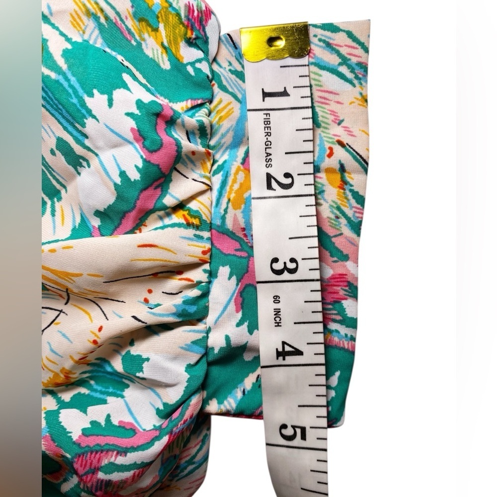 JODIFL Teal and Pink Butterfly Patterned Tunic Top - Picture 11 of 14